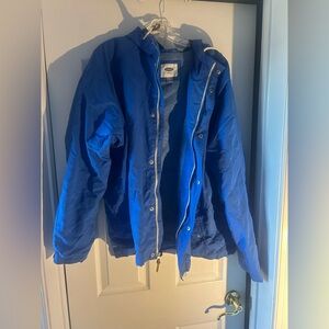 Old Navy Blue Raincoat